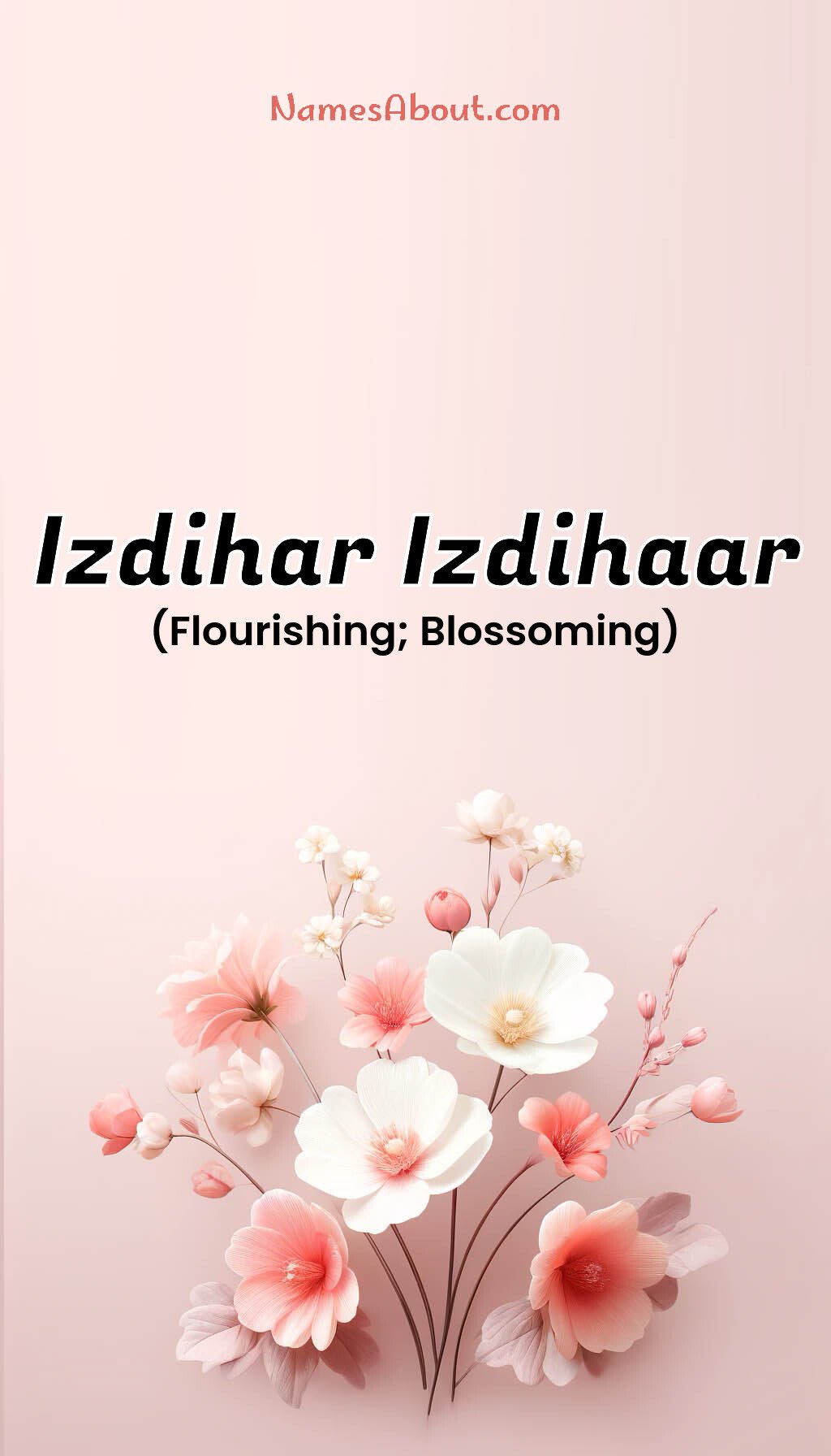 Izdihar Izdihaar name and meaning