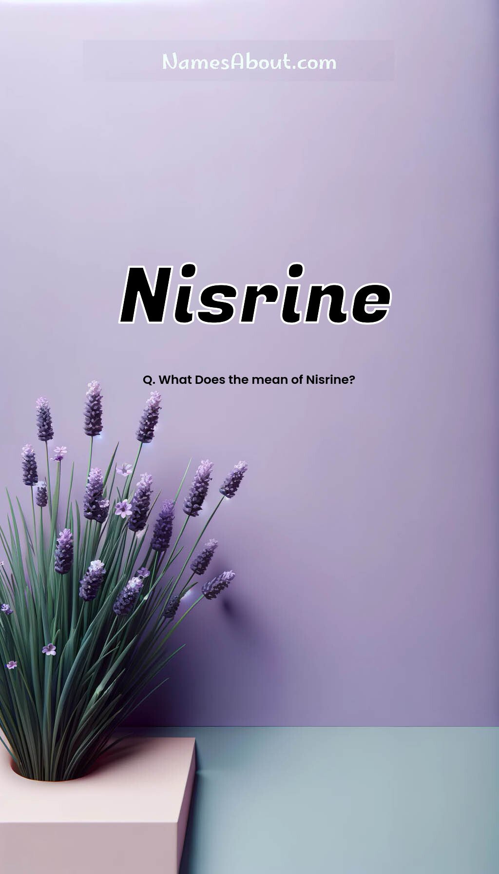 Nisrine name and meaning