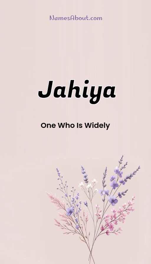 Meaning of Jahiya