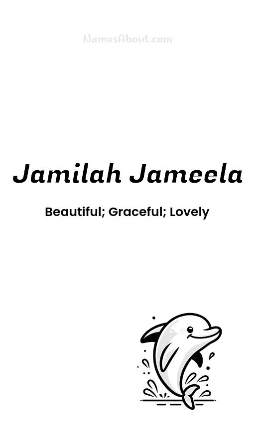 Jamilah Jameela name and meaning