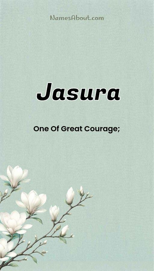 Jasura name and meaning