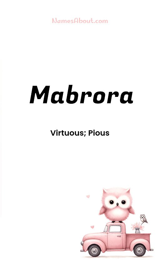 Meaning of Mabrora