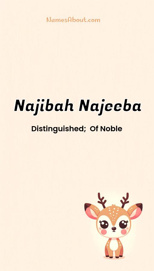 Najibah Najeeba name and meaning