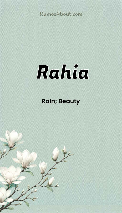 Meaning of Rahia