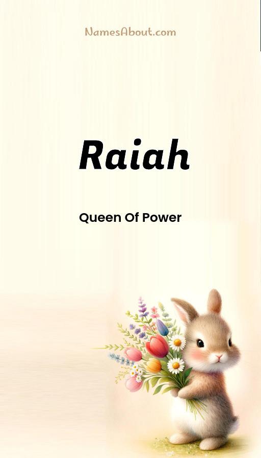 Meaning of Raiah