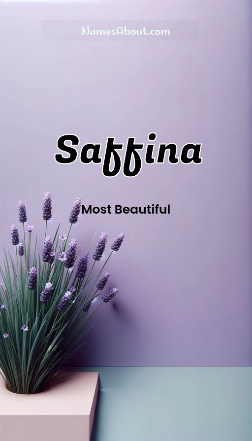 Meaning of Saffina
