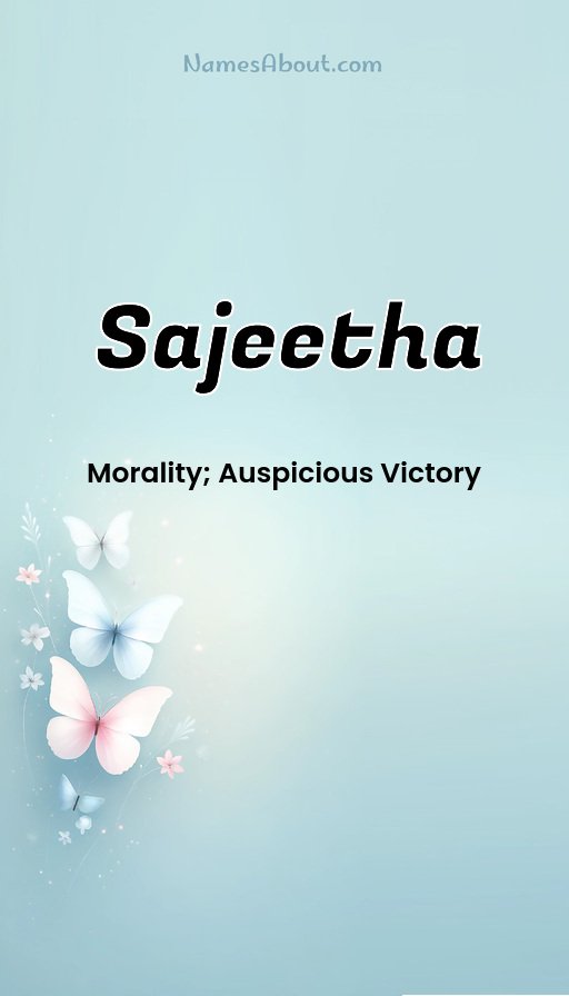 Meaning of Sajeetha