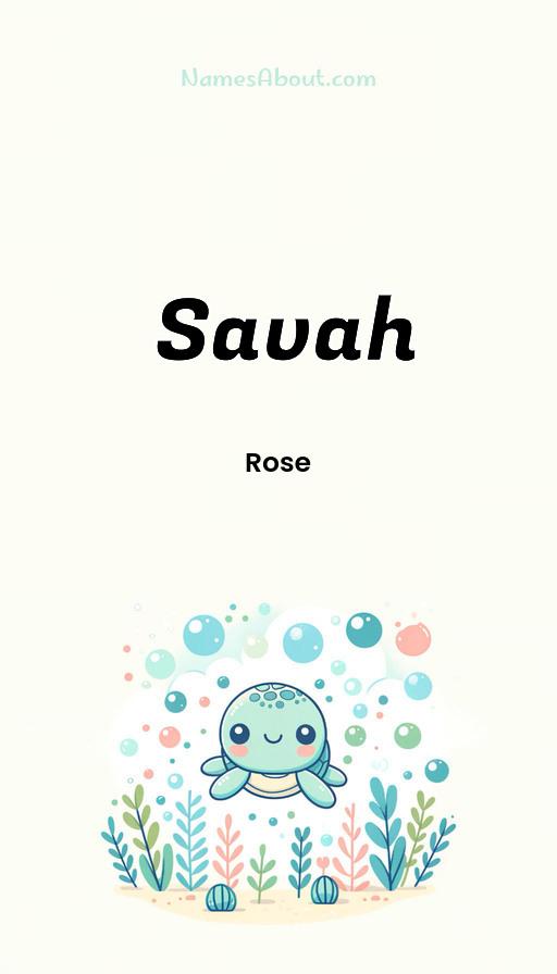 Illustration of Savah