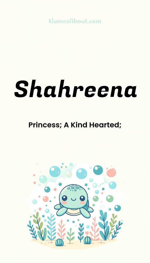 Meaning of Shahreena