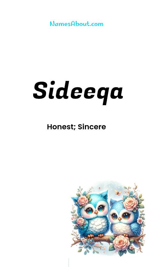 Illustration of Sideeqa