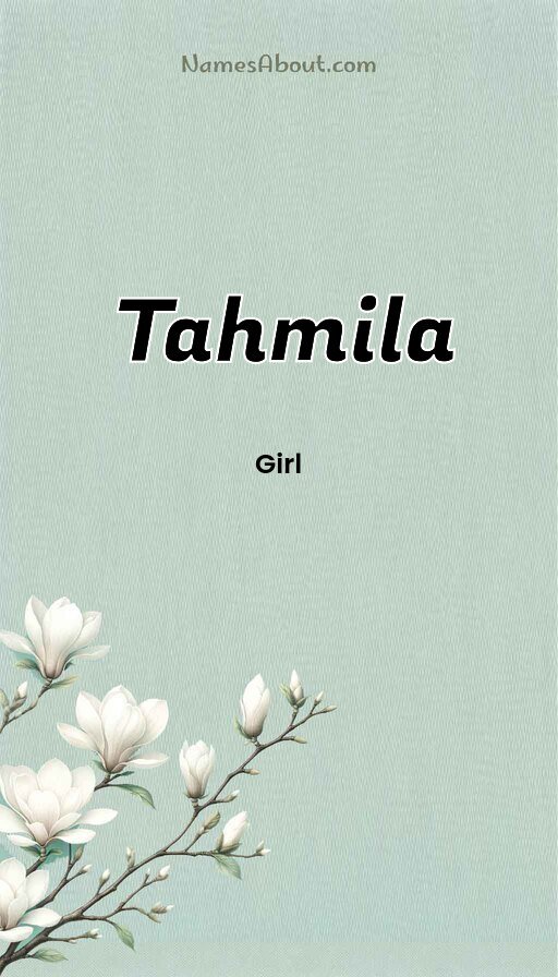 Meaning of Tahmila