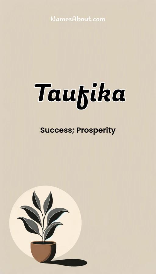 Illustration of Taufika