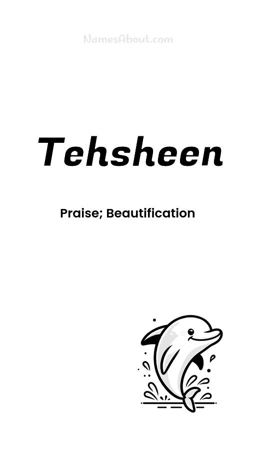 Meaning of Tehsheen