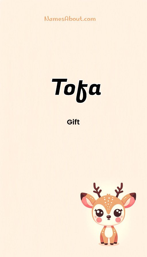 Meaning of Tofa