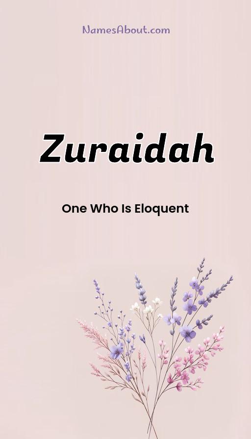 Illustration of Zuraidah