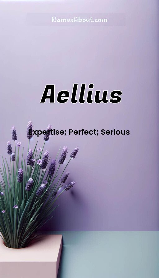Meaning of Aellius