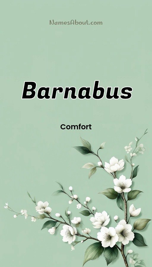 Meaning of Barnabus