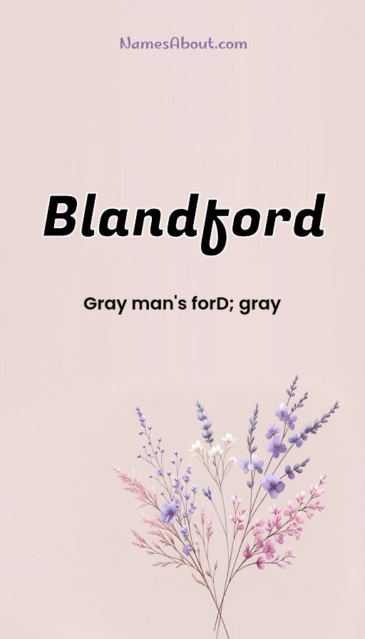 Meaning of Blandford