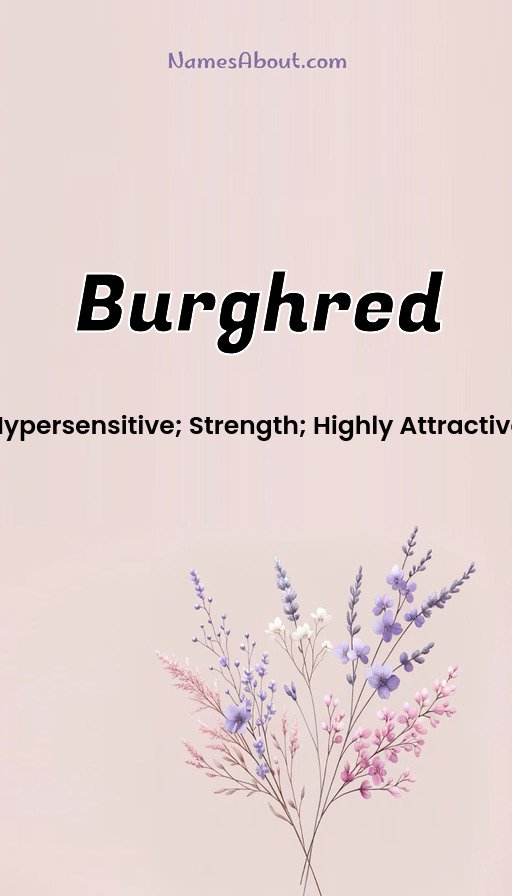 Meaning of Burghred