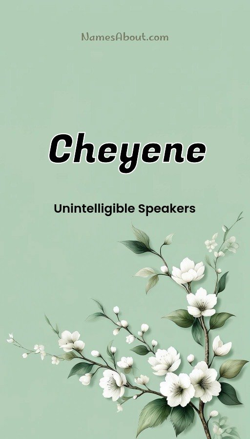 Meaning of Cheyene
