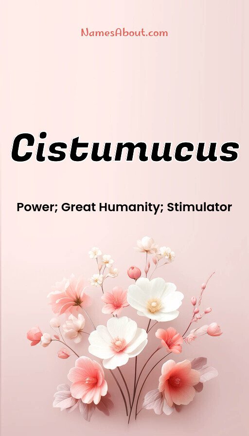 Meaning of Cistumucus