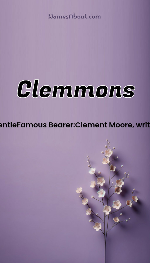 Meaning of Clemmons