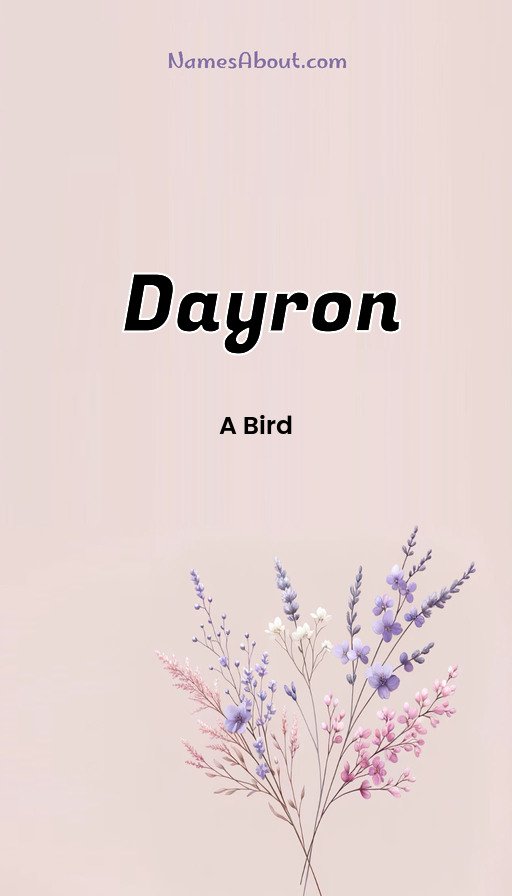Meaning of Dayron