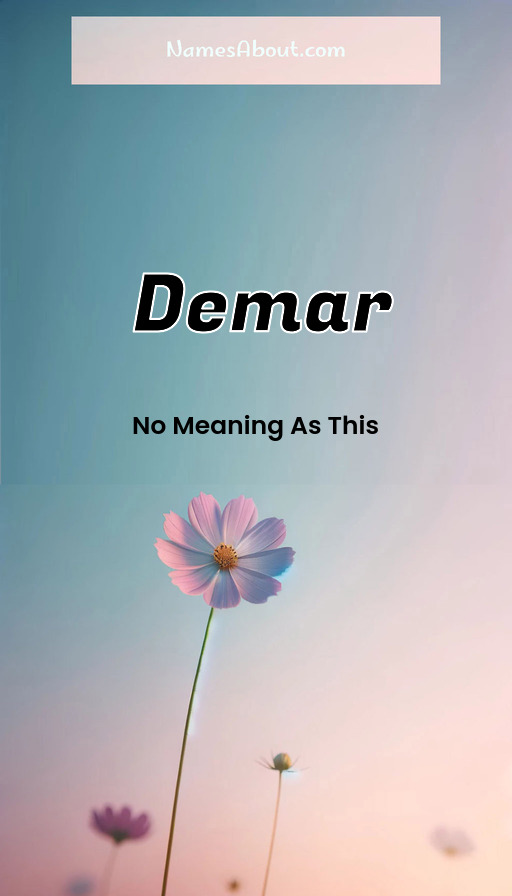 Meaning of Demar