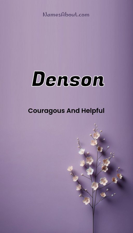 Meaning of Denson