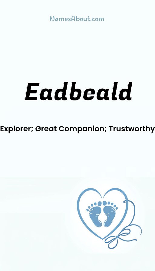 Meaning of Eadbeald