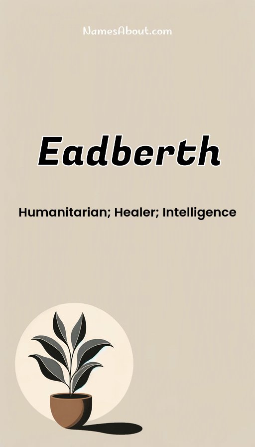 Meaning of Eadberth