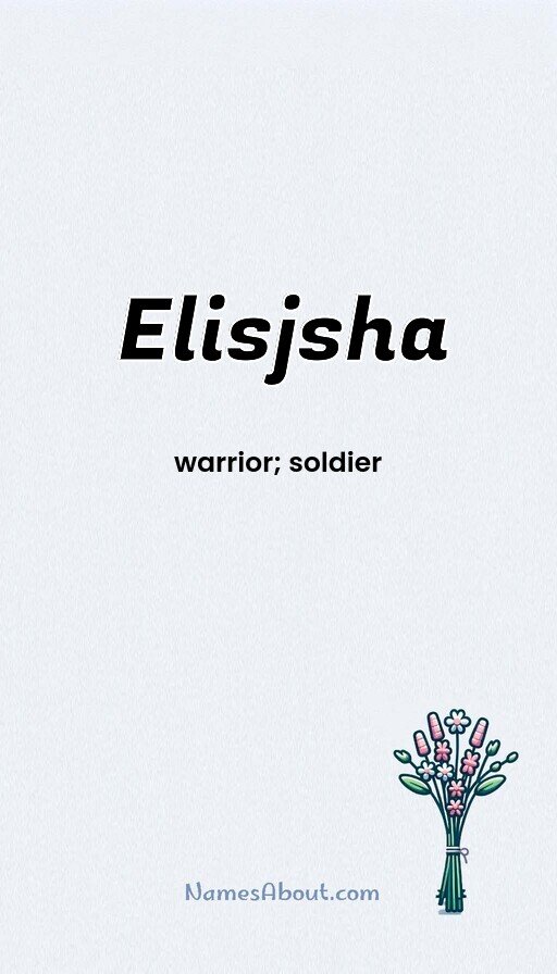 Meaning of Elisjsha