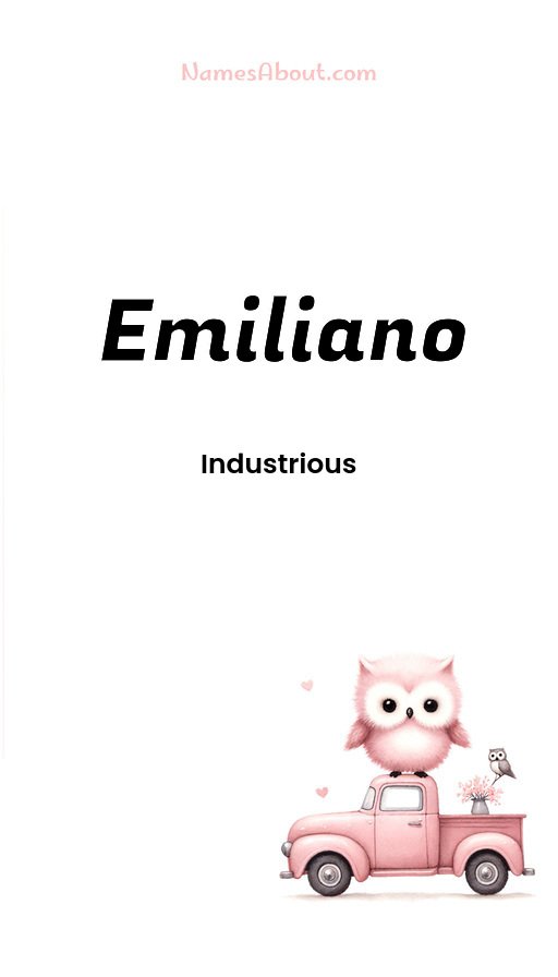 Meaning of Emiliano