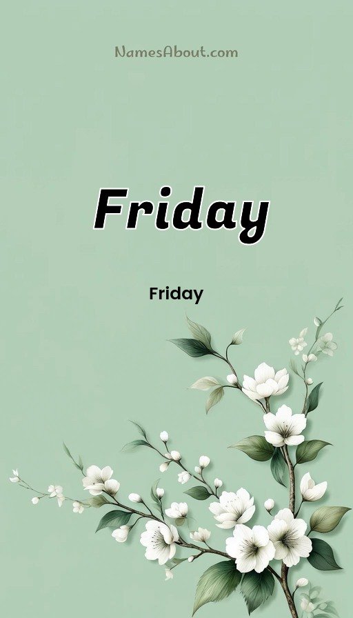 Meaning of Friday