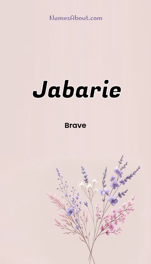 Meaning of Jabarie