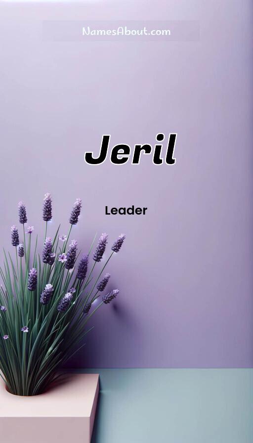 Jeril name and meaning