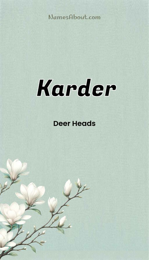 Meaning of Karder