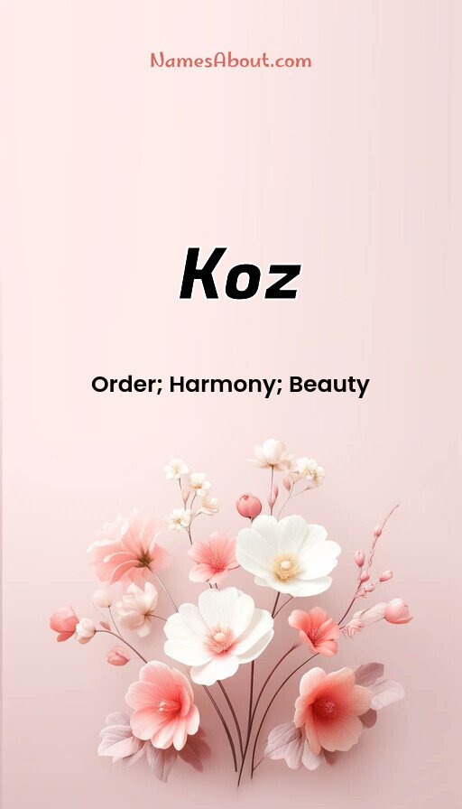 Meaning of Koz