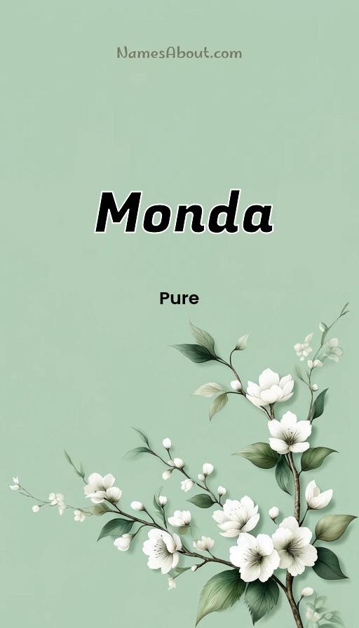 Monda name and meaning