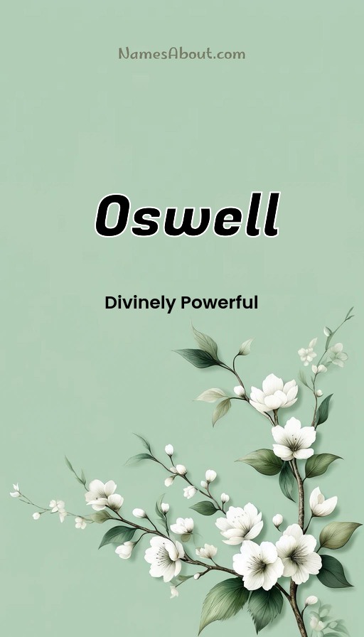 Meaning of Oswell
