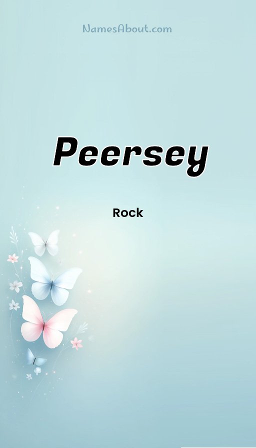 Meaning of Peersey