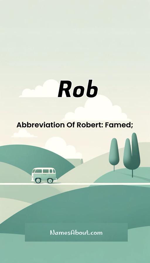 Rob name and meaning