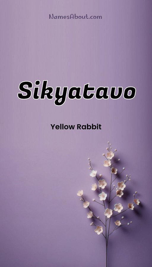 Meaning of Sikyatavo