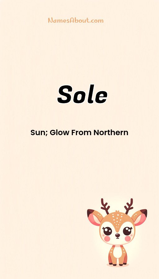 Meaning of Sole