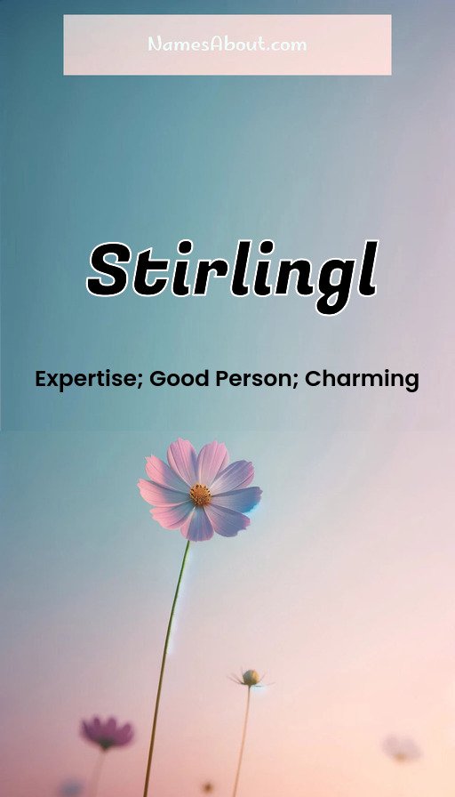 Meaning of Stirlingl