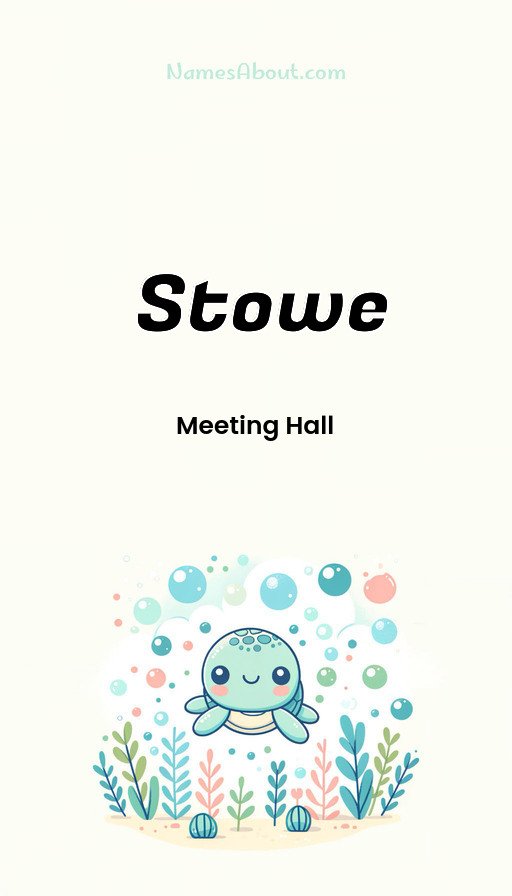 Meaning of Stowe