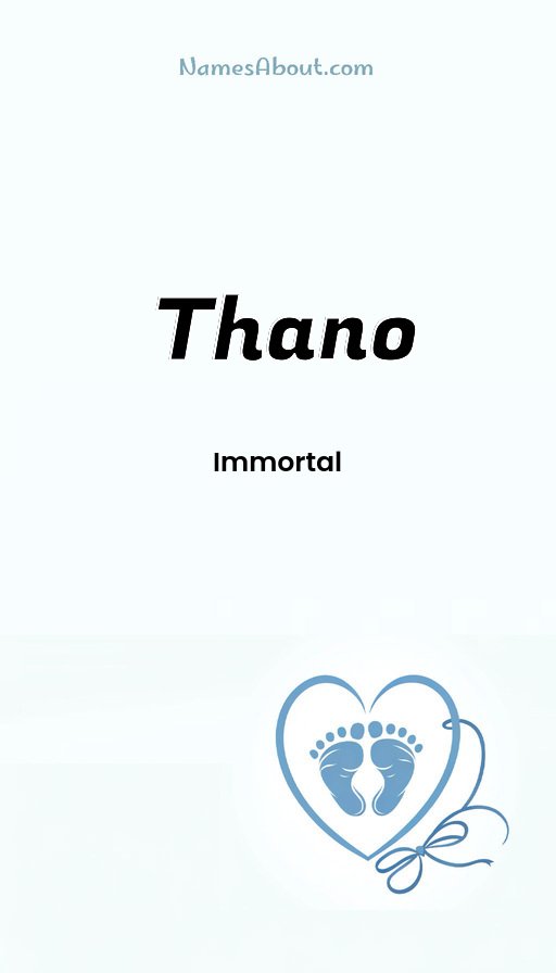 Meaning of Thano
