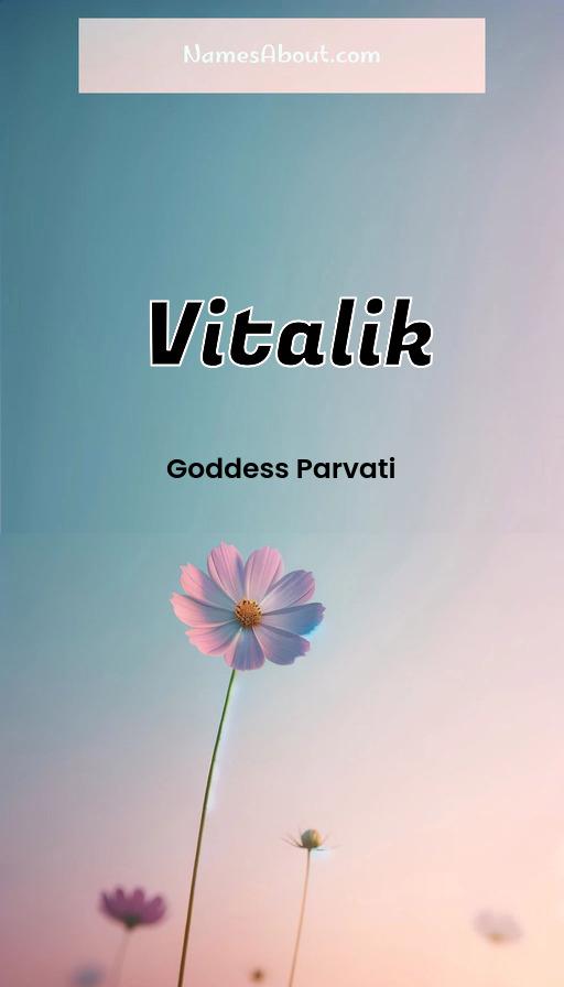 Vitalik name and meaning