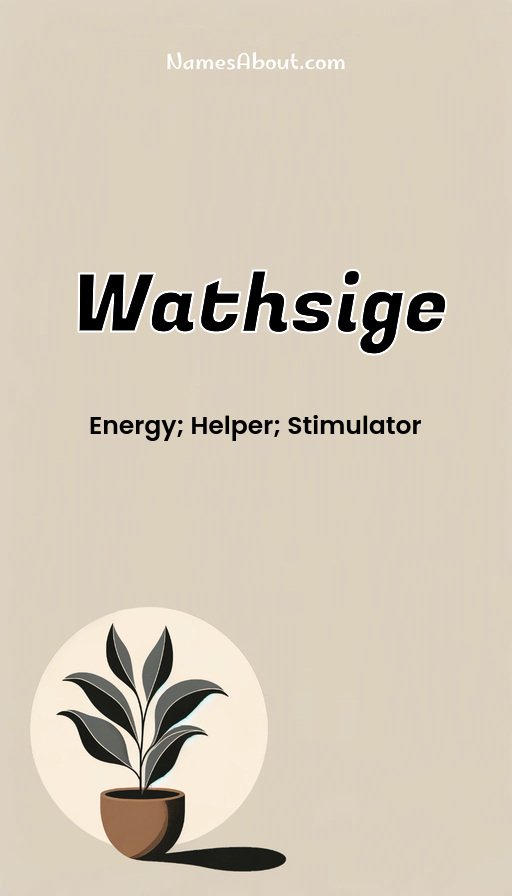 Meaning of Wathsige