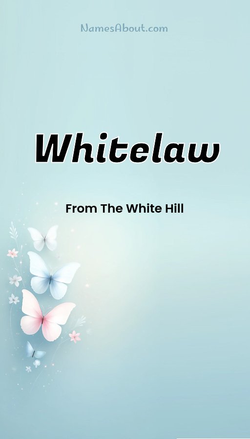 Meaning of Whitelaw
